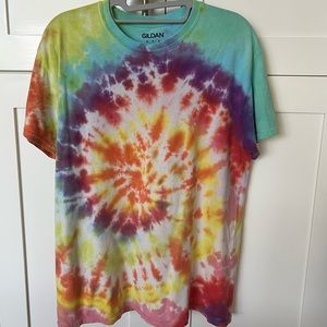 Unisex Tie dye cotton hippie style tee